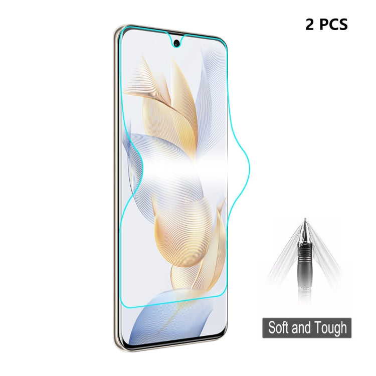 2pcs ENKAY Full Glue Soft Explosion-proof Hydrogel Film, For Honor 90 Pro, For Honor 90 / Huawei P60 / P60 Pro