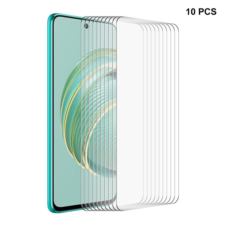 10pcs ENKAY 0.26mm 9H 2.5D High Aluminum-silicon Tempered Glass Film, For Huawei Nova Y71 / Enjoy 60, For Huawei Mate 60, For Huawei Nova 10z