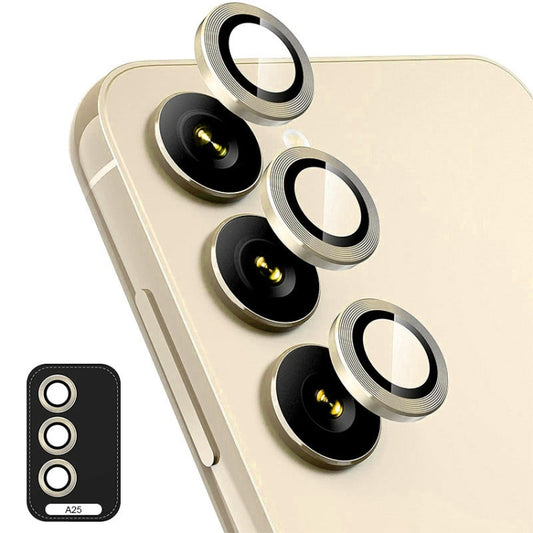 ENKAY Hat-Prince 9H Rear Camera Lens Aluminium Alloy Tempered Glass Film, For Samsung Galaxy A25 5G, For Samsung Galaxy S23 FE 5G