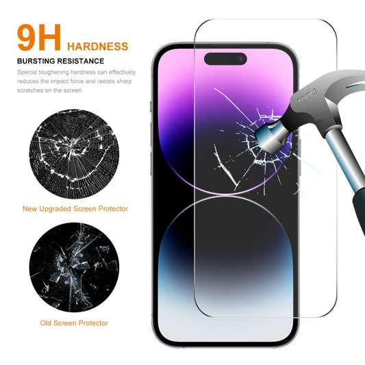 ENKAY Hat-Prince 0.26mm 9H 2.5D High Aluminum-silicon Tempered Glass Film, For iPhone 16 Pro Max, For iPhone 16 Pro, For iPhone 16 Plus, For iPhone 16, iPhone 16e, For iPhone 15 Pro Max, For iPhone 15 Pro, For iPhone 15 Plus, For iPhone 15