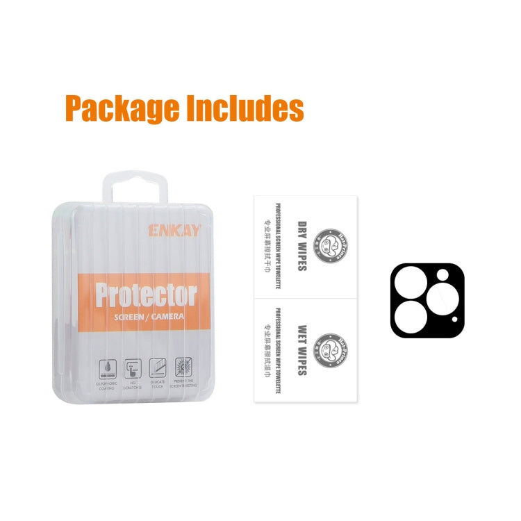 ENKAY Hat-Prince 9H Rear Camera Lens Tempered Glass Film, For iPhone 16 Pro / 16 Pro Max, For iPhone 16 / 16 Plus, For iPhone 15 Pro / 15 Pro Max, For iPhone 15 / 15 Plus