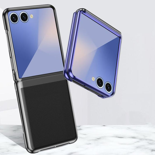 Electroplating Transparent Shockproof Phone Case, For Samsung Galaxy Z Flip7 5G, For Samsung Galaxy Z Fold5 5G, For Samsung Galaxy Z Flip5 5G