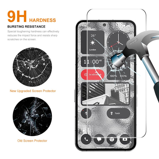 ENKAY 0,26mm 9H 2.5D Hartglasfolie mit hohem Aluminium-Silizium-Anteil, für Nothing Phone 2