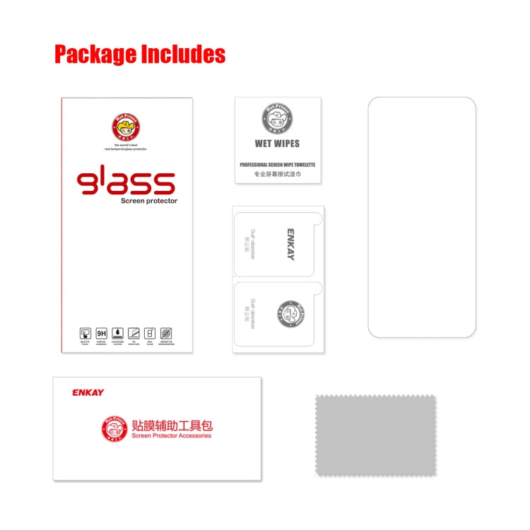 ENKAY 0.26mm 9H 2.5D High Aluminum-silicon Tempered Glass Film, For Nothing Phone 2