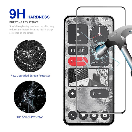 2pcs ENKAY Full Glue High Aluminum-silicon Tempered Glass Film, For Nothing Phone 2