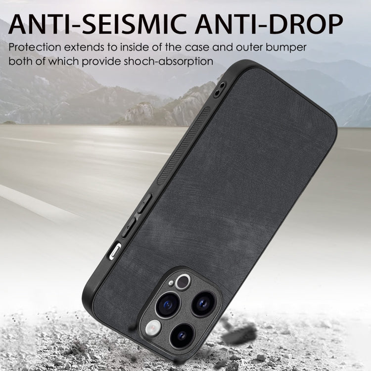 ENKAY Retro Leather Skin PC Phone Case with High Aluminum-silicon Glass Film, For iPhone 15 Pro Max, For iPhone 15 Pro, For iPhone 15 Plus, For iPhone 15, For iPhone 14 Plus, For iPhone 14, For iPhone 14 Pro, For iPhone 14 Pro Max