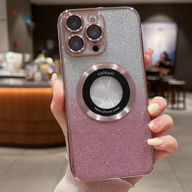 Gradient Glitter Electroplating MagSafe TPU Phone Case