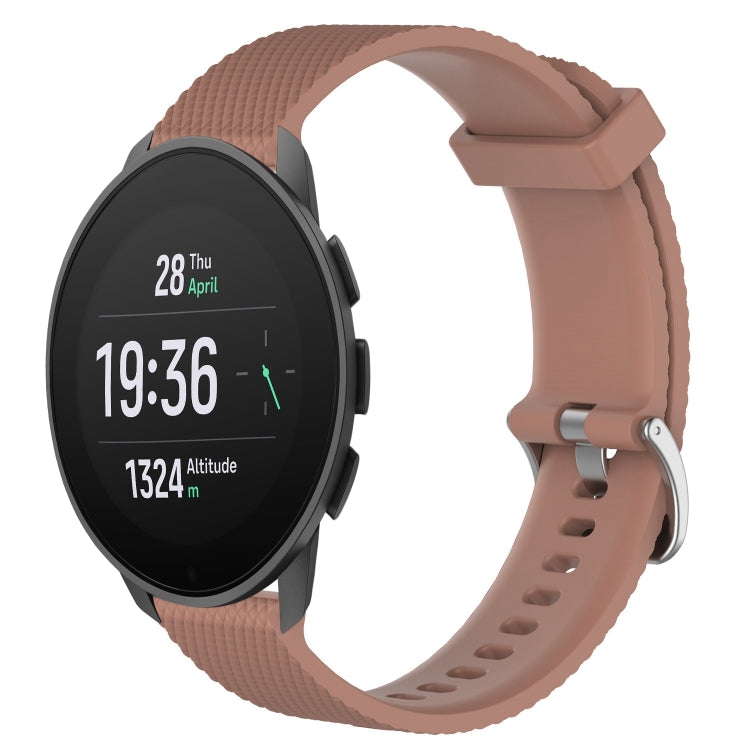 22mm Diamond Textured Silicone Watch Band, For Suunto 9 Peak Pro, For Suunto 9 Peak, For Suunto 5 Peak