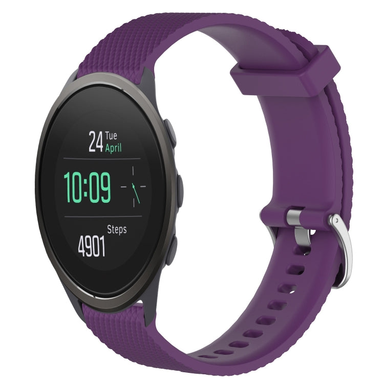 22mm Diamond Textured Silicone Watch Band, For Suunto 9 Peak Pro, For Suunto 9 Peak, For Suunto 5 Peak