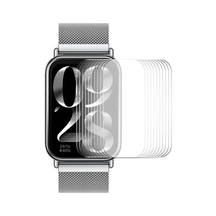10pcs ENKAY 0.2mm 9H Tempered Glass Screen Protector Watch Film, For Xiaomi Watch S4 Sport, For Xiaomi Mi Band 8 Pro