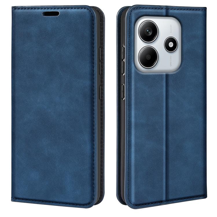 Retro-skin Magnetic Suction Leather Phone Case