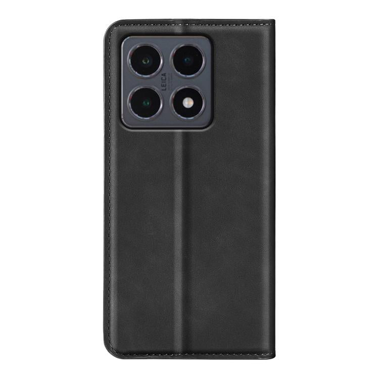 Retro-skin Magnetic Suction Leather Phone Case