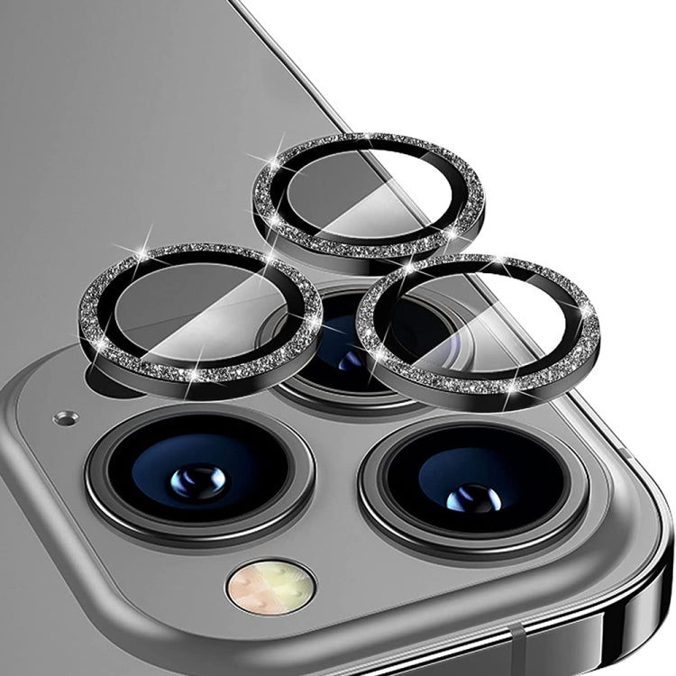 ENKAY Hat-Prince Glitter Rear Lens Aluminium Alloy Tempered Glass Film, For iPhone 17 Pro / 17 Pro Max, For iPhone 17, For iPhone 17 Air, For iPhone 15 Pro / 15 Pro Max, For iPhone 15 / 15 Plus
