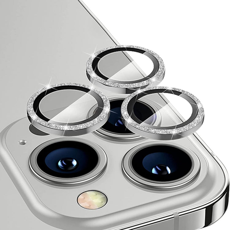 ENKAY Hat-Prince Glitter Rear Lens Aluminium Alloy Tempered Glass Film, For iPhone 17 Pro / 17 Pro Max, For iPhone 17, For iPhone 17 Air, For iPhone 15 Pro / 15 Pro Max, For iPhone 15 / 15 Plus