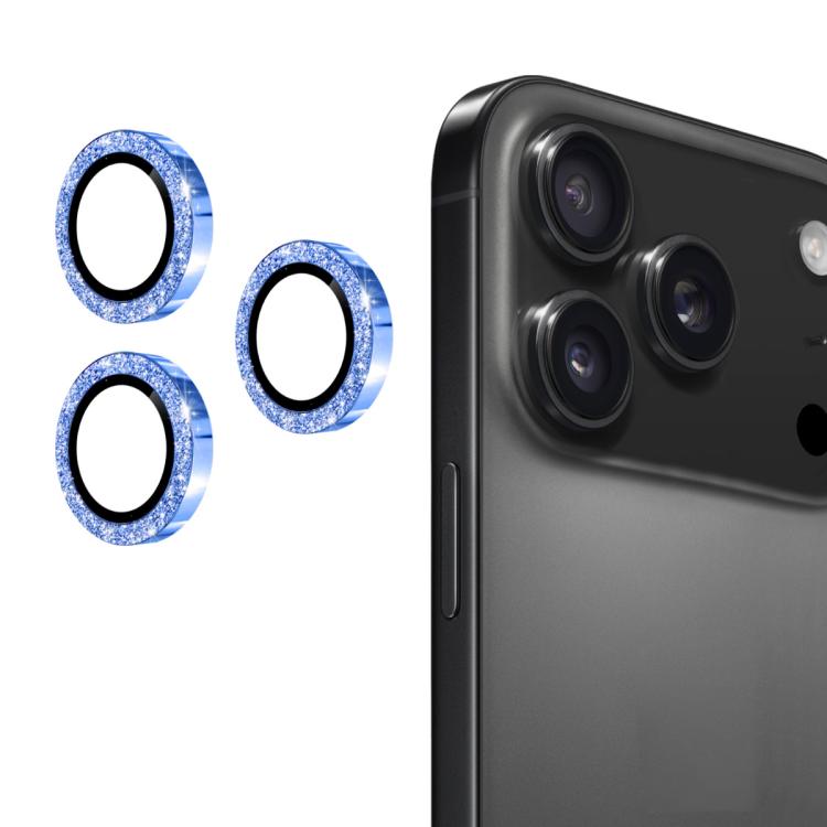 ENKAY Hat-Prince Glitter Rear Lens Aluminium Alloy Tempered Glass Film, For iPhone 17 Pro / 17 Pro Max, For iPhone 17, For iPhone 17 Air, For iPhone 15 Pro / 15 Pro Max, For iPhone 15 / 15 Plus