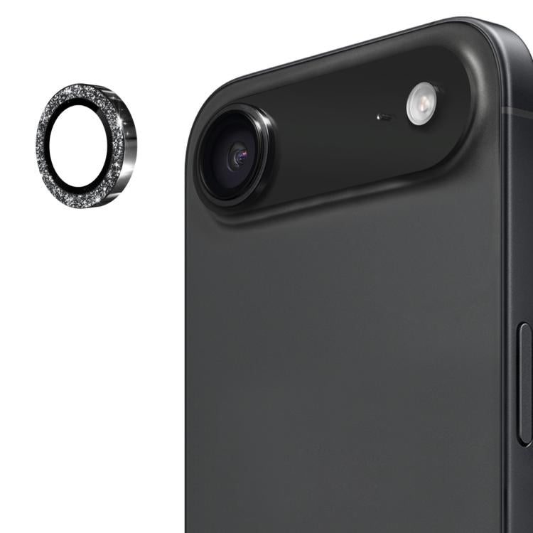 ENKAY Hat-Prince Glitter Rear Lens Aluminium Alloy Tempered Glass Film, For iPhone 17 Pro / 17 Pro Max, For iPhone 17, For iPhone 17 Air, For iPhone 15 Pro / 15 Pro Max, For iPhone 15 / 15 Plus
