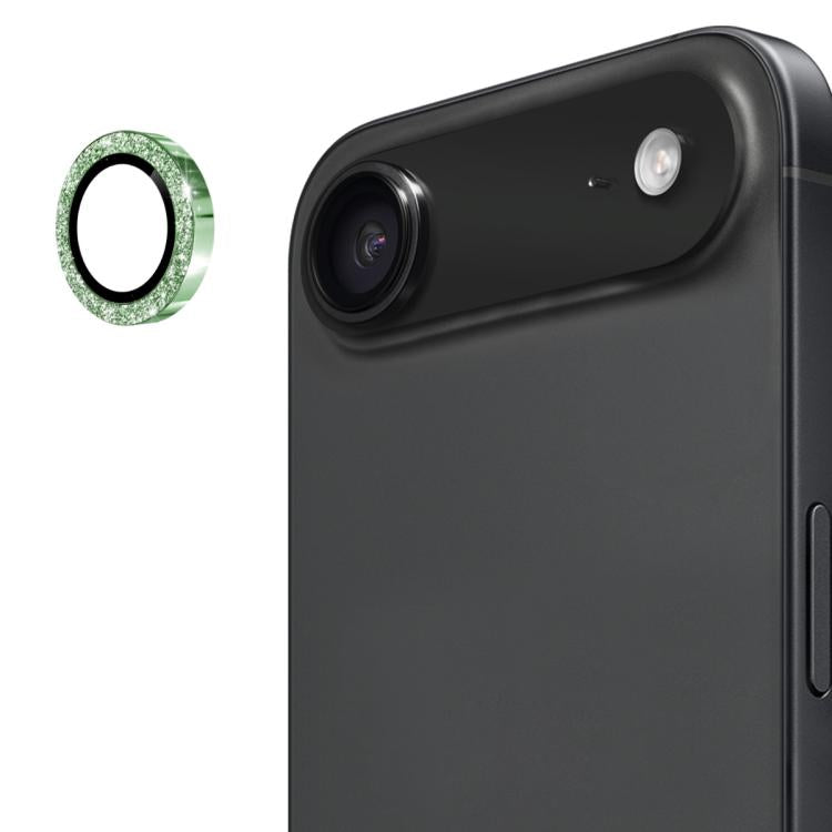 ENKAY Hat-Prince Glitter Rear Lens Aluminium Alloy Tempered Glass Film, For iPhone 17 Pro / 17 Pro Max, For iPhone 17, For iPhone 17 Air, For iPhone 15 Pro / 15 Pro Max, For iPhone 15 / 15 Plus