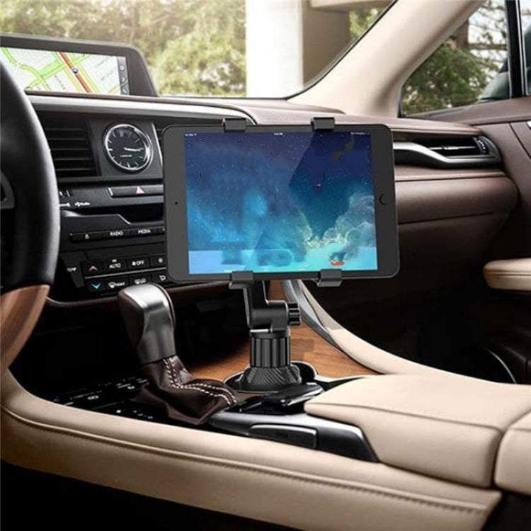 CUP-B17 Mini 2 Shaft Rotating Car Cup Holder Tablet Mount Universal Long Neck Car Cup, CUP-B17