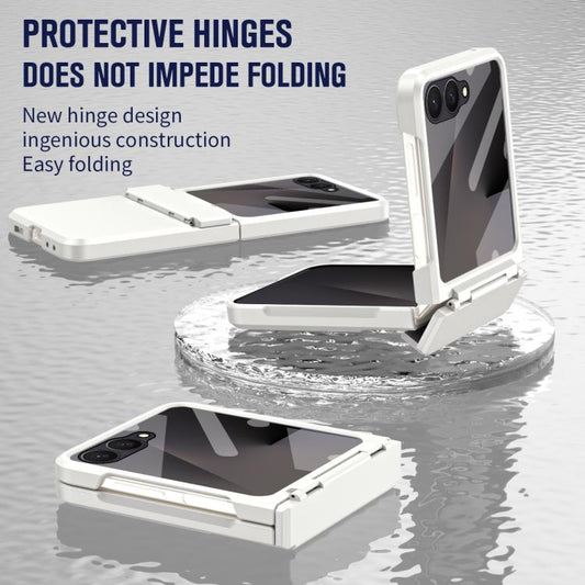 Diamond Case-film Integral Hinge Shockproof Phone Case, For Galaxy Z Flip8 5G, For Galaxy Z Flip7 FE / Flip6, For Galaxy Z Flip7 5G, For Galaxy Z Flip5 5G, For Galaxy Z Flip4, For Galaxy Z Flip3