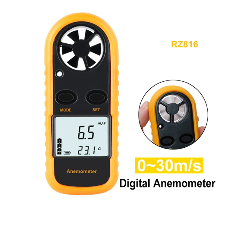 GM816 Anemometer, GM816 (Yellow)