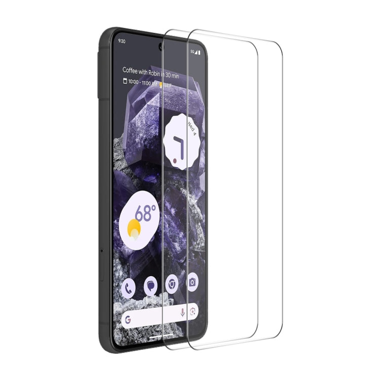 2pcs ENKAY Hat-Prince 0.26mm 9H 2.5D High Aluminum-silicon Tempered Glass Film, For Google Pixel 8 Pro, For Google Pixel 8