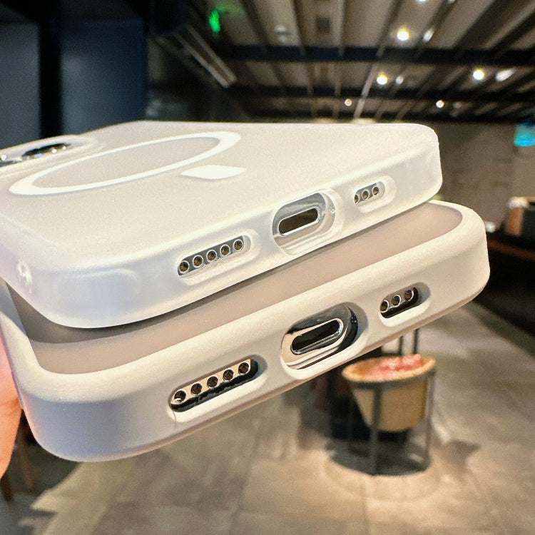 Transparent TPU Hybrid PC Magsafe Phone Case