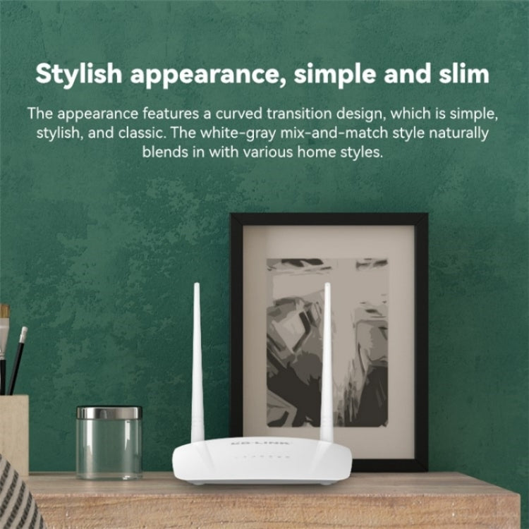 LB-LINK WR2000 300M WiFi Extender Booster Dual Antenna High Speed Wireless Router