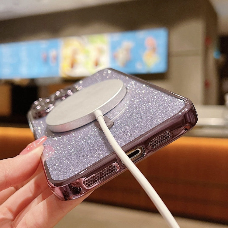 Glitter Electroplating MagSafe TPU Phone Case, For iPhone 11 Pro Max, For iPhone 11, For iPhone 11 Pro, For iPhone X / XS, For iPhone XR, For iPhone XS Max, For iPhone 7 Plus / 8 Plus
