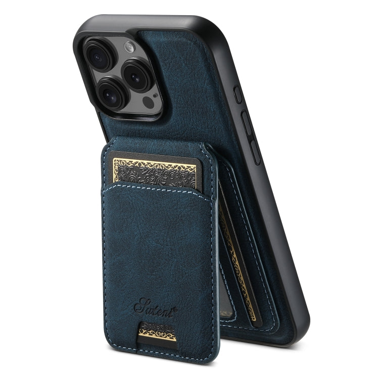 Suteni H16 Litchi Texture Leather Detachable Wallet Back Phone Case