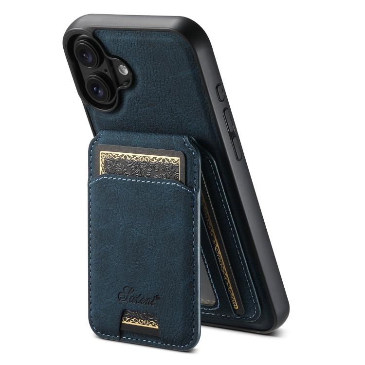 Suteni H16 Litchi Texture Leather Detachable Wallet Back Phone Case