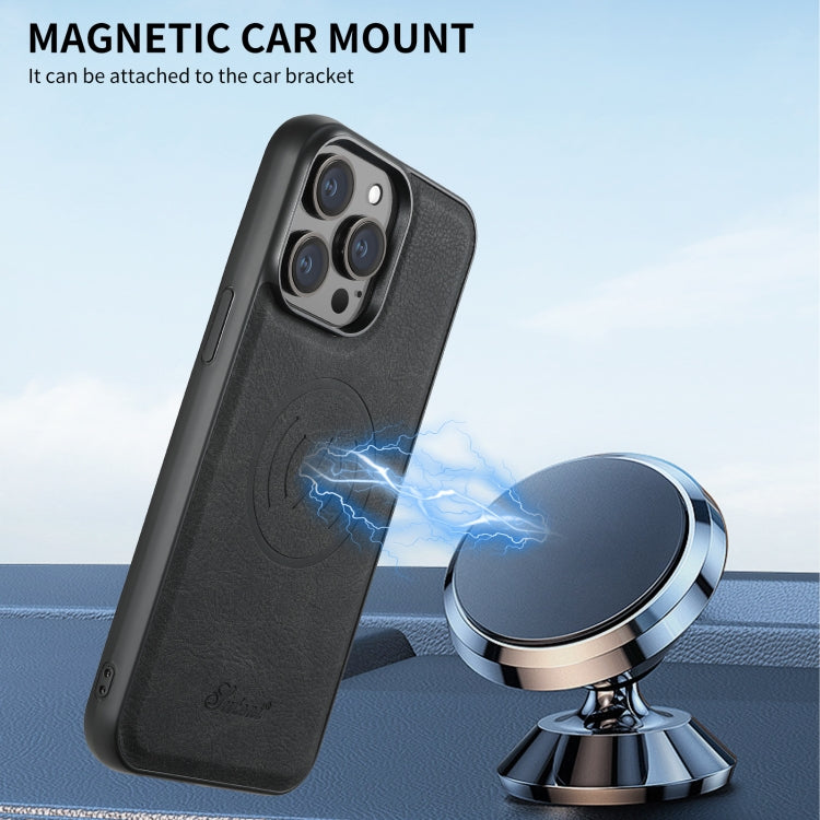 Suteni H16 Litschi-Textur Leder Abnehmbare Brieftasche Handyhülle, für iPhone 17e / 16e, für iPhone 17 Pro Max, für iPhone 17 Pro, für iPhone 17, für iPhone Air, für iPhone 16 Pro Max, für iPhone 16 Pro, für iPhone 16 Plus, für iPhone 16
