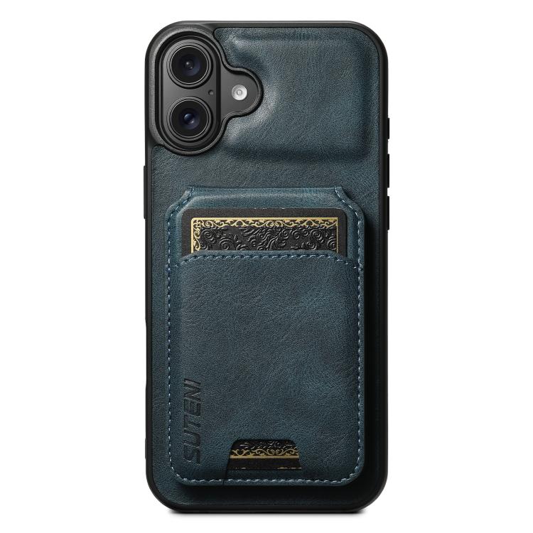 Suteni H02 Leather Wallet Stand Back Phone Case