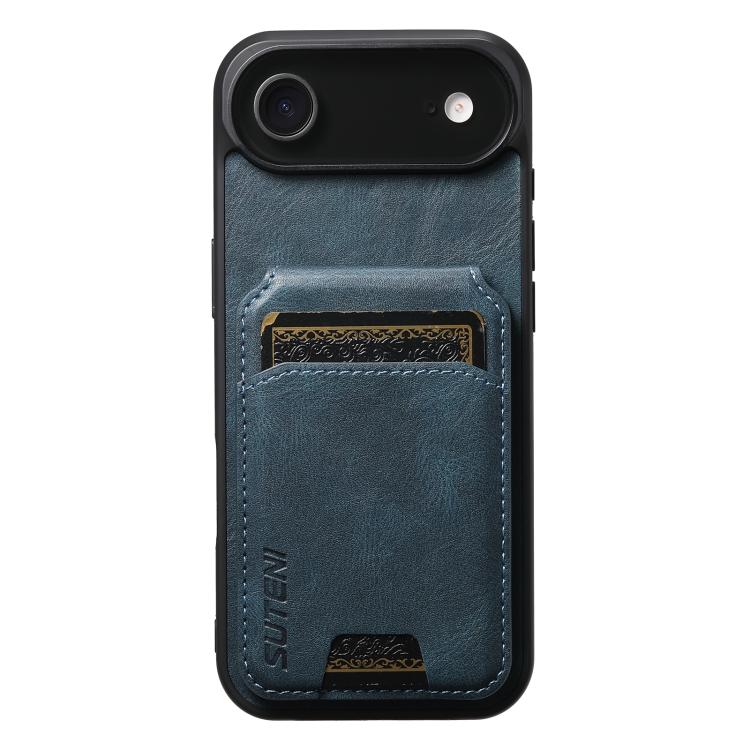 Suteni H02 Leather Wallet Stand Back Phone Case