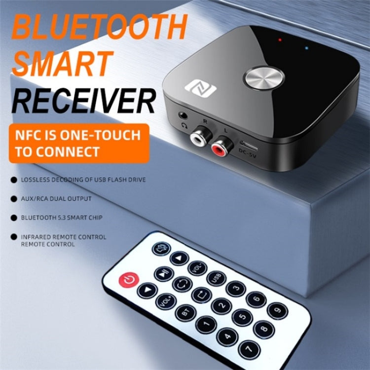 T68 3.5mm / RCA Vintage Audio Amplifier Wireless Bluetooth NFC Audio Adapter, T68