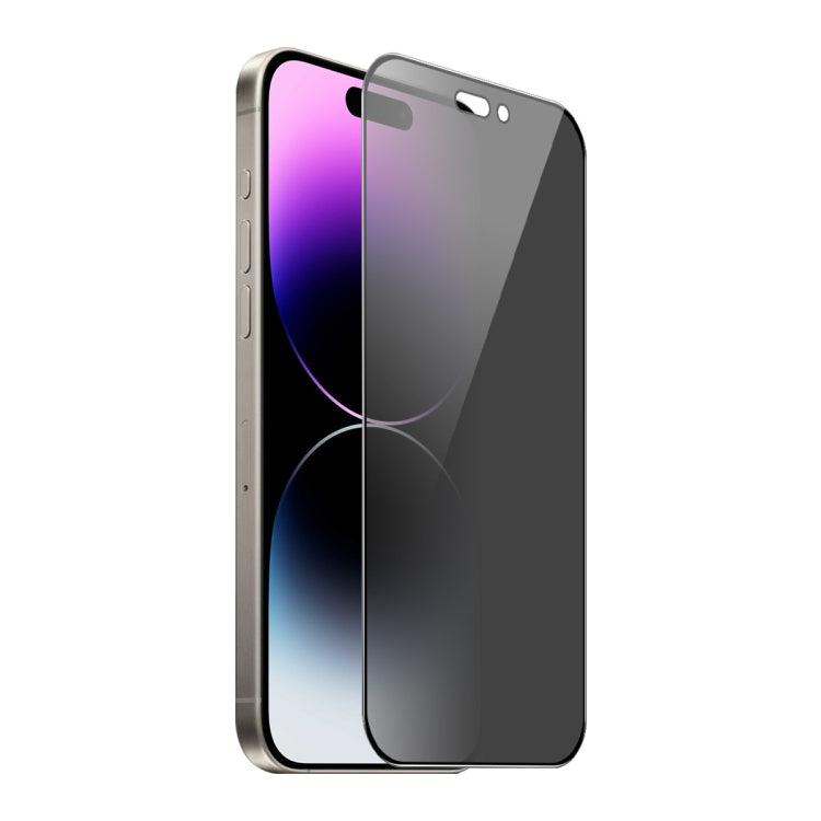 ENKAY Hat-Prince 360 Degree Anti-peeping Privacy Full Screen Tempered Glass Film, For iPhone 15 Pro Max, For iPhone 15 Pro, For iPhone 15 Plus, For iPhone 15, For iPhone 14 Plus, For iPhone 14, For iPhone 14 Pro, For iPhone 14 Pro Max