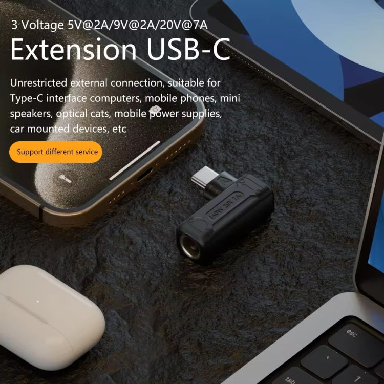 140W Computer Charging Adapter(DC 7.9 x 0.9mm to USB-C / Type-C), DC 4506 M, DC 7406 B, DC 5521 G, DC 5525 F, DC 6006 Q, DC 7909 A, DC Yellow Square Port C