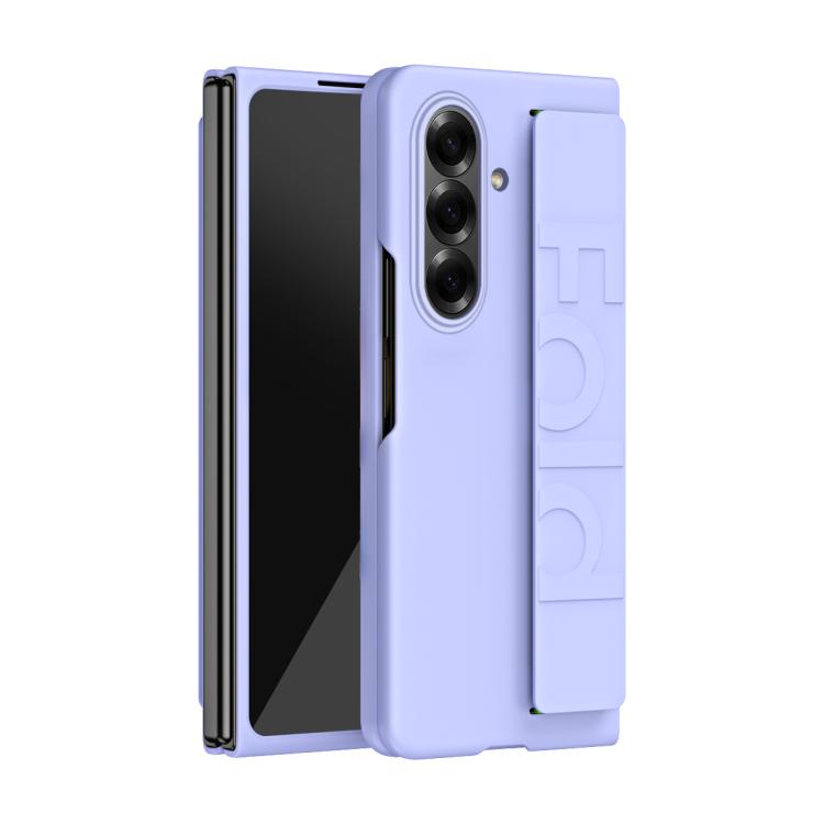 Skin Elastic Wrist Grip Back Cover Phone Case, For Samsung Galaxy Z Fold7 5G, For Samsung Galaxy Z Fold6 5G