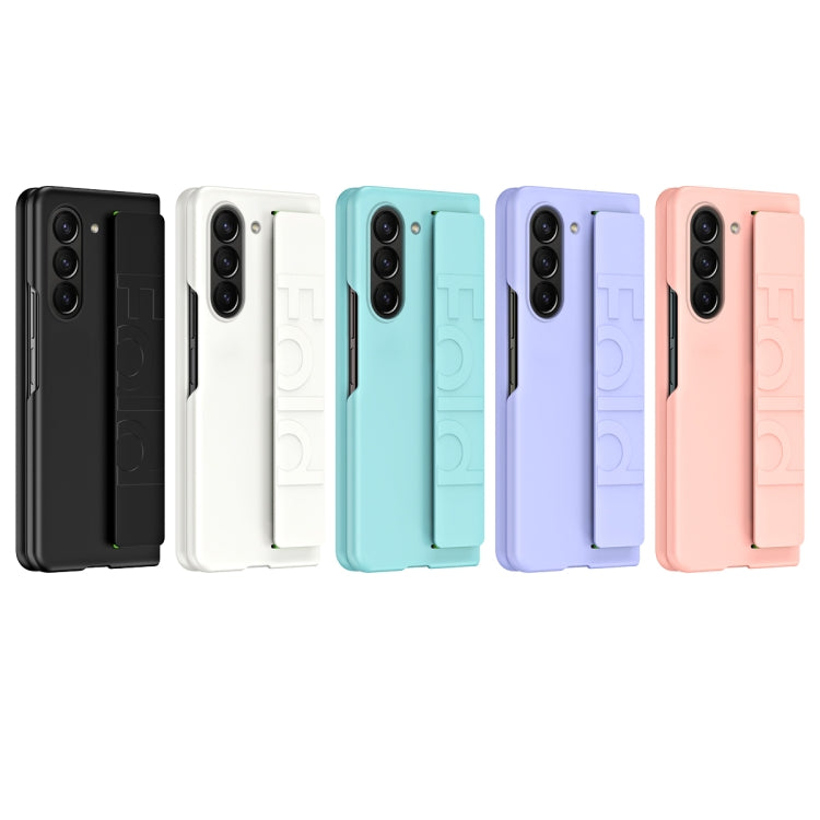 Skin Elastic Wrist Grip Back Cover Phone Case, For Galaxy Z Fold8 5G, For Galaxy Z Fold8 Ultra 5G, For Galaxy Z Fold7 5G, For Galaxy Z Fold6 5G