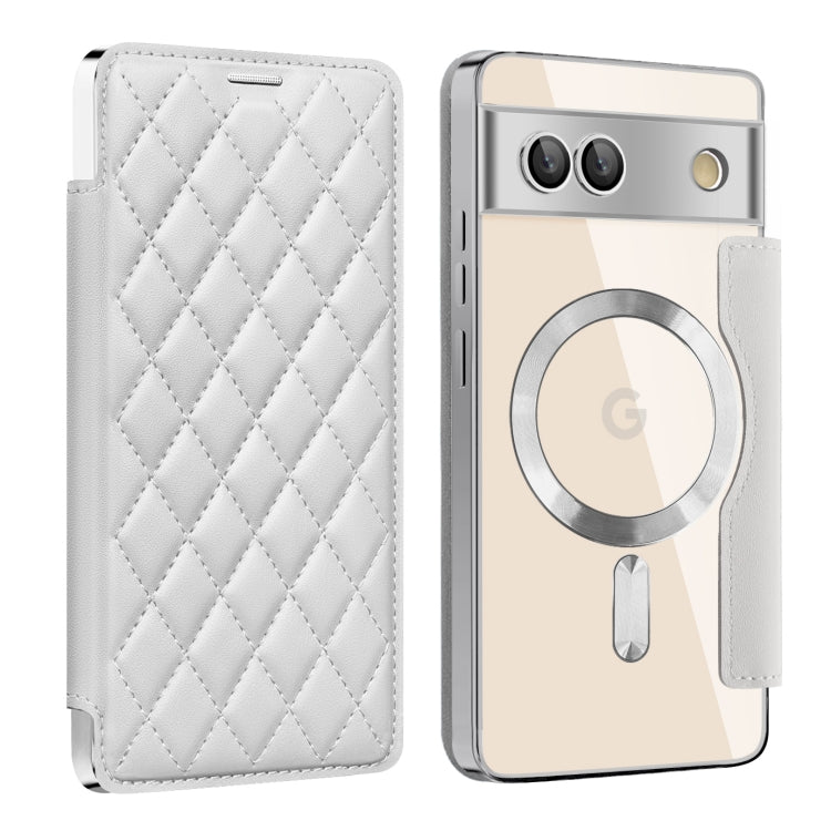 Shield Magsafe RFID Anti-theft Rhombus Leather Phone Case, For Google Pixel 11 Pro XL, For Google Pixel 11, For Google Pixel 11 Pro, For Google Pixel 10a, For Google Pixel 10 Pro XL, For Google Pixel 9 Pro XL, For Google Pixel 9 Pro, For Google Pixel 9...