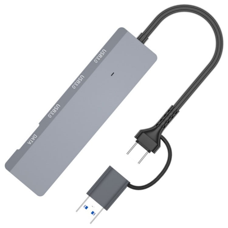 ADS-309D USB / Type-C to 3 x USB 3.0 + Type-C Data Port Expansion Hub Adapter, ADS-309D