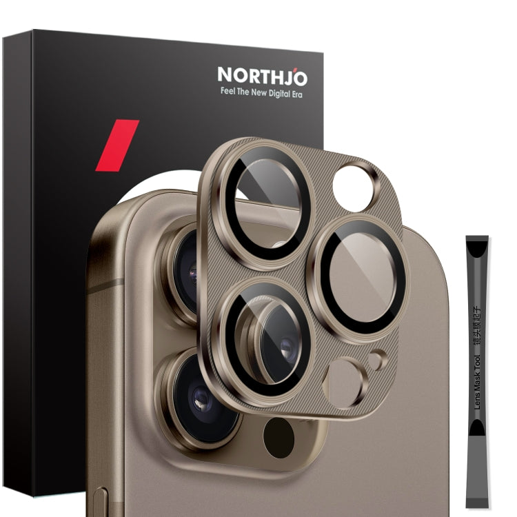 NORTHJO CD Vein Camera Lens Protector Tempered Glass Rear Lens Film, For iPhone 16 Pro / 16 Pro Max