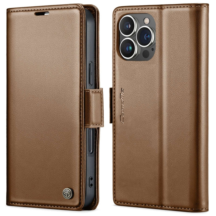 CaseMe 023 Butterfly Buckle Litchi Texture RFID Anti-theft Leather Phone Case