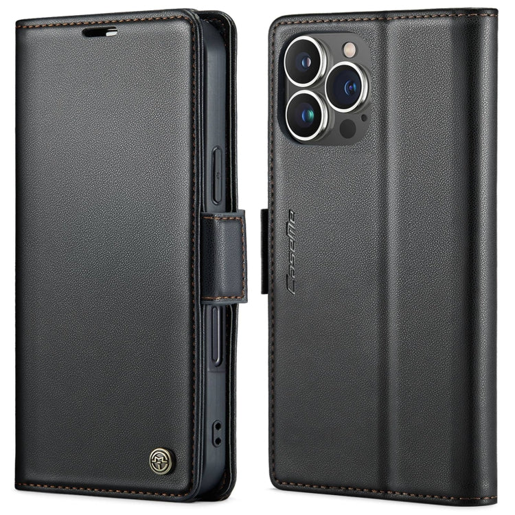 CaseMe 023 Butterfly Buckle Litchi Texture RFID Anti-theft Leather Phone Case
