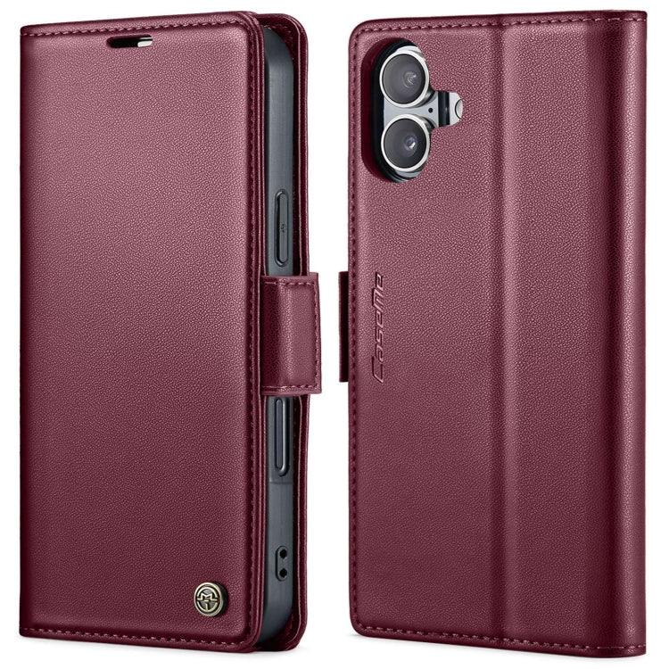 CaseMe 023 Butterfly Buckle Litchi Texture RFID Anti-theft Leather Phone Case