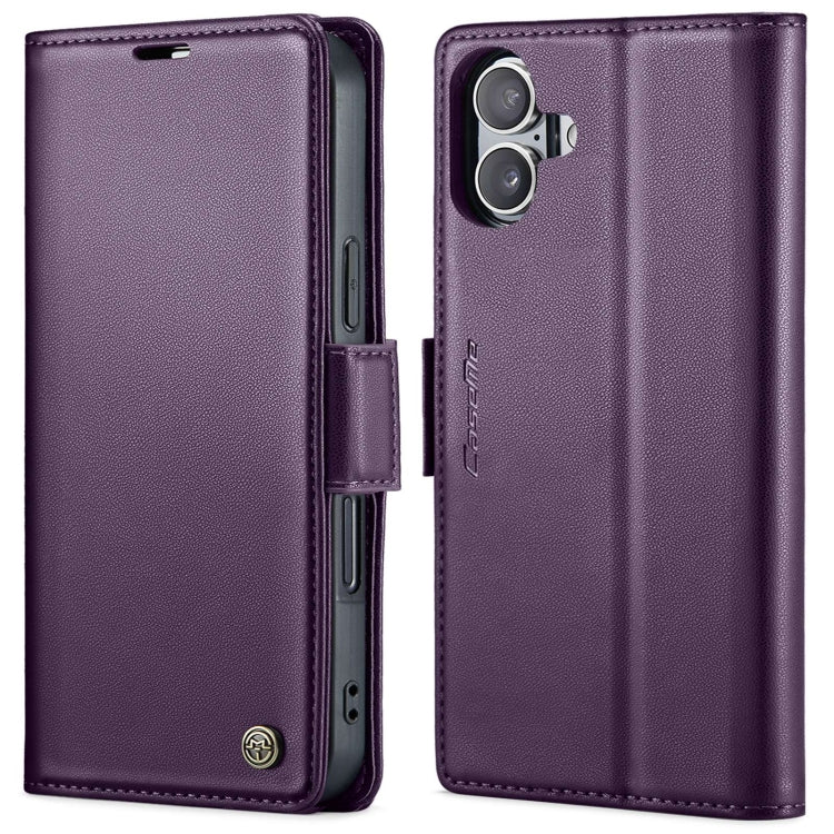 CaseMe 023 Butterfly Buckle Litchi Texture RFID Anti-theft Leather Phone Case