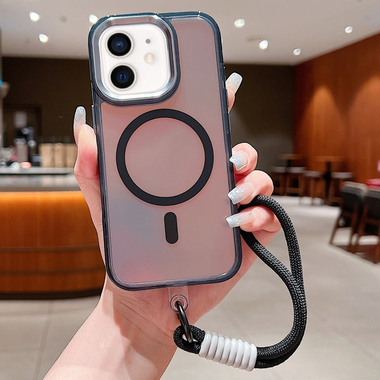Bright Shadow Magsafe Discoloration Phone Case with Wrist Strap