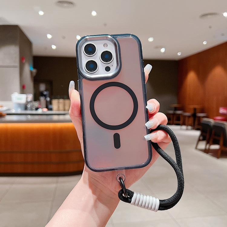 Bright Shadow Magsafe Discoloration Phone Case with Wrist Strap