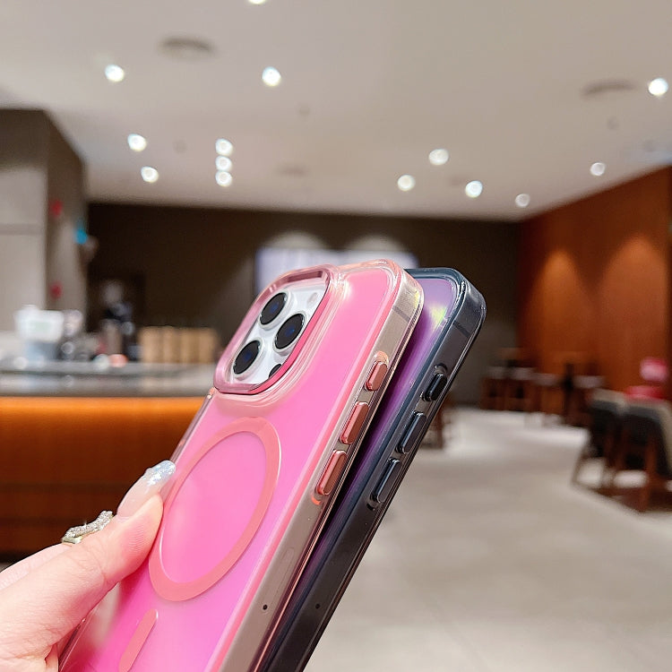 Bright Shadow Magsafe Discoloration Phone Case with Wrist Strap