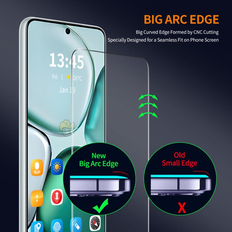 ENKAY 0.18mm High Aluminum-silicon Tempered Glass Film, Support Ultrasonic Fingerprint Unclock