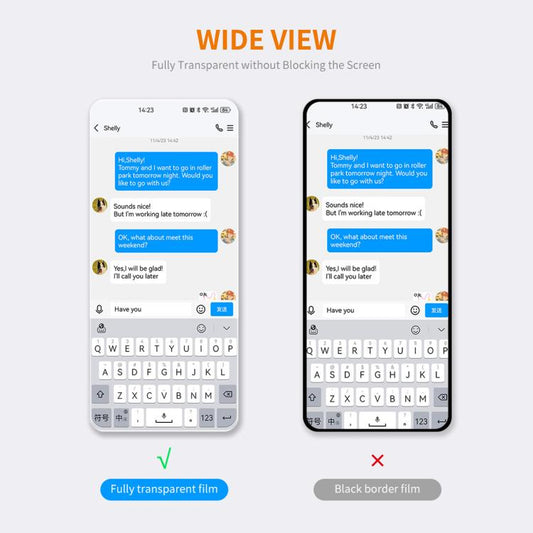 ENKAY 0.18mm High Aluminum-silicon Tempered Glass Film, Support Ultrasonic Fingerprint Unclock